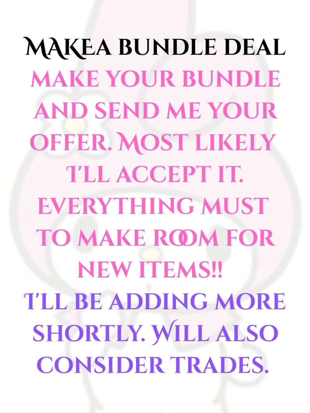 MAKE A BUNDLE DEAL